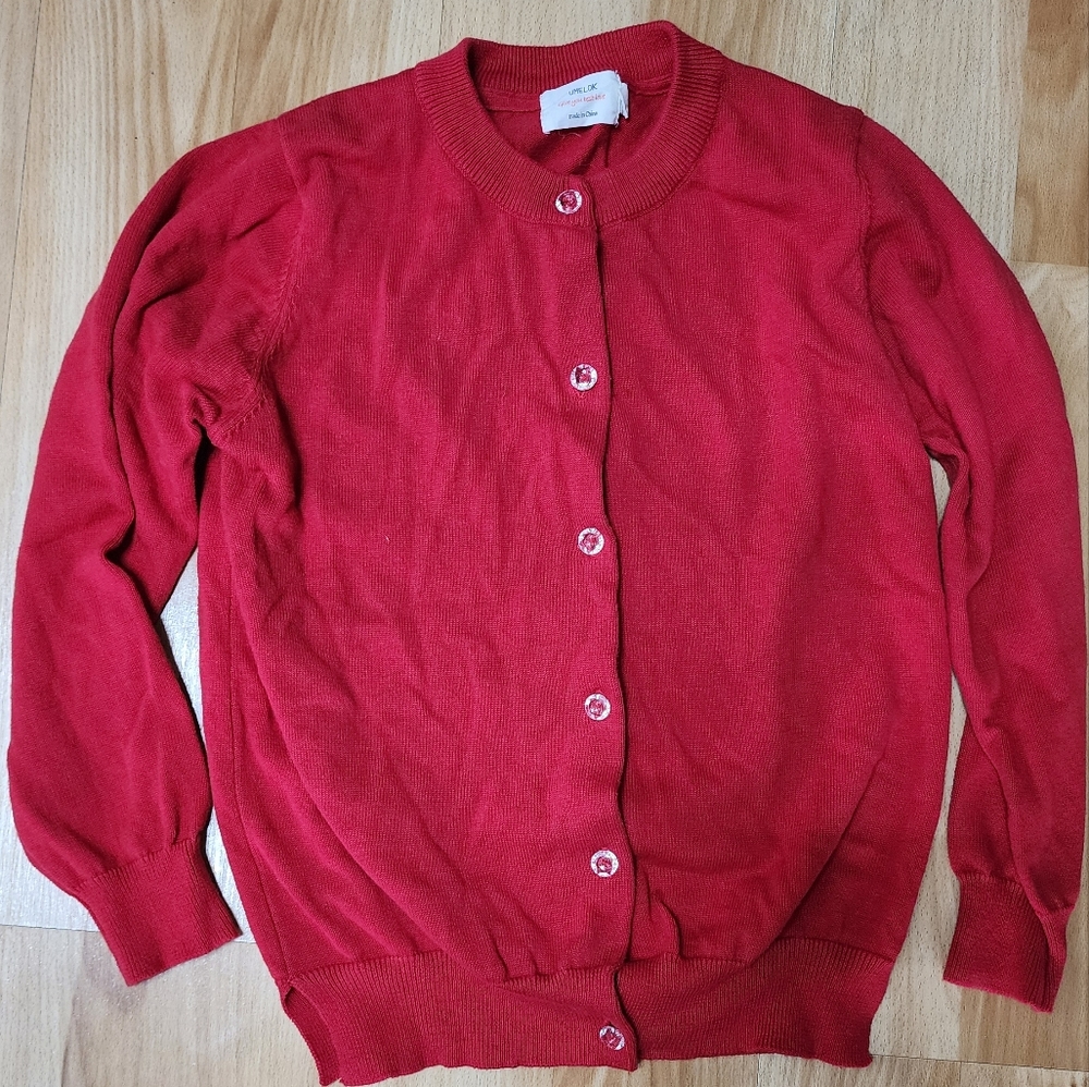 Emulok red cardigan